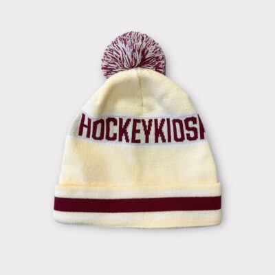 Hockeykiosk Wintermütze off-beige/bordaux
