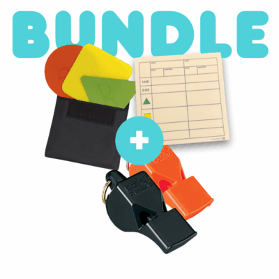 Schiedsrichter Paket • Pfeife+Karten+Block