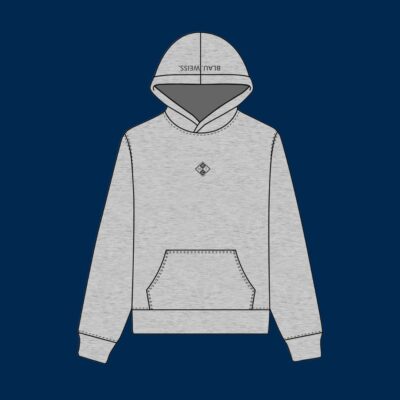 RHTC Rheine Hoodie Unisex - grau bestickt